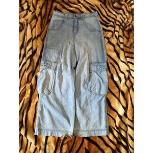Alab Wide Leg Size 30 Light Blue Jeans